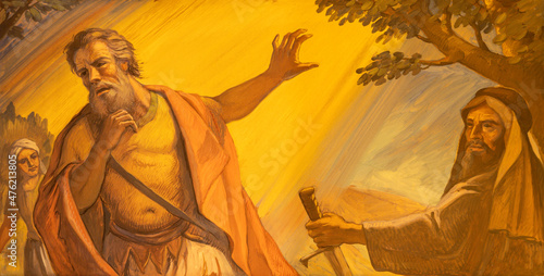 FORLÍ, ITALY - NOVEMBER 11, 2021: The painting Conversion of St. Paul the apo...