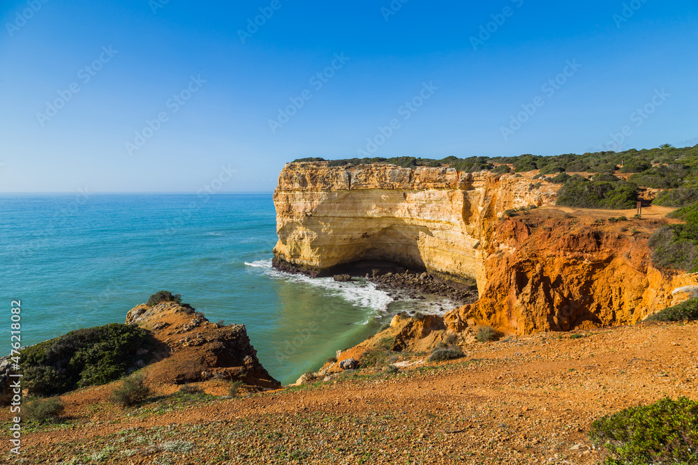 Cliffs in the Coast of Algarve Cliffs in the Coast of Algarve