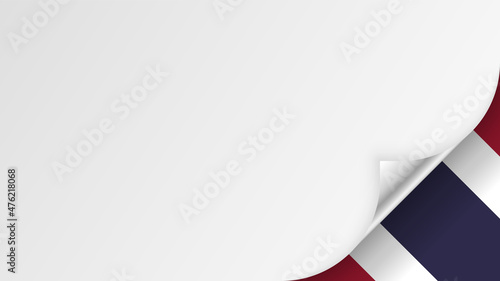 EPS10 Vector Patriotic background with Thailand flag colors. An element of impact for the use you want to make of it.
