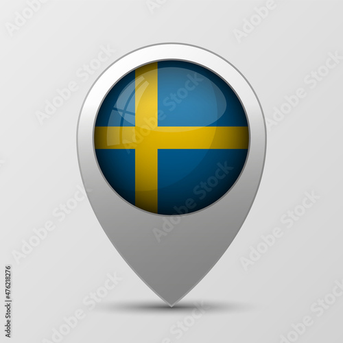 Free Download EPS10 Vector Patriotic background with Sweden flag colors. An element of impact for the use you want to make of it. - GFXLoad