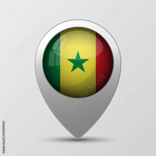 Free Download EPS10 Vector Patriotic background with Senegal flag colors. An element of impact for the use you want to make of it. - GFXLoad