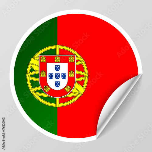 EPS10 Vector Patriotic background with Portugal flag colors. An element of impact for the use you want to make of it.