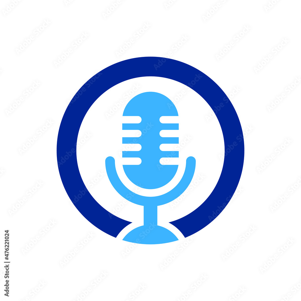 Microphone Podcast can be use for icon, sign, logo and etc Microphone Podcast can be use for icon, sign, logo and etc
