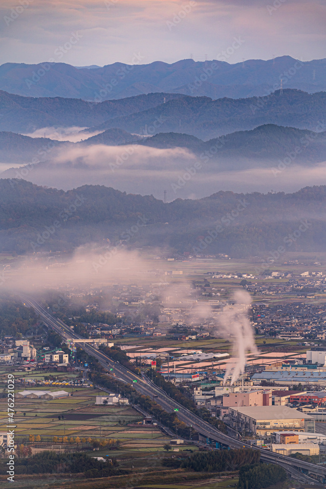 京都　-　【霧のテラスのプチ雲海】