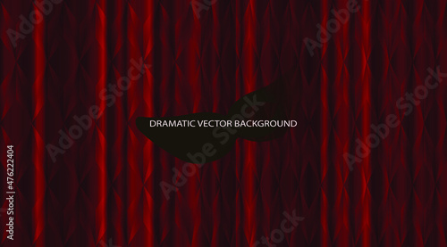 red curtain
