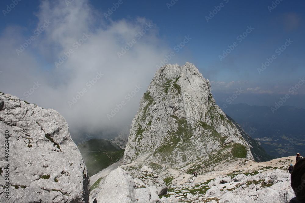 Salendo sul Mangart (Friuli) Salendo sul Mangart (Friuli)