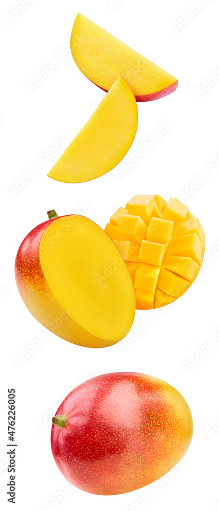 Mango isolated on white background Mango isolated on white background