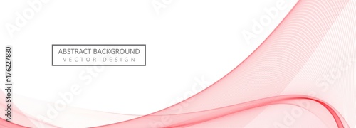 Foto Abstract  stylish business wave banner background