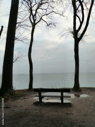 bench on the beach
