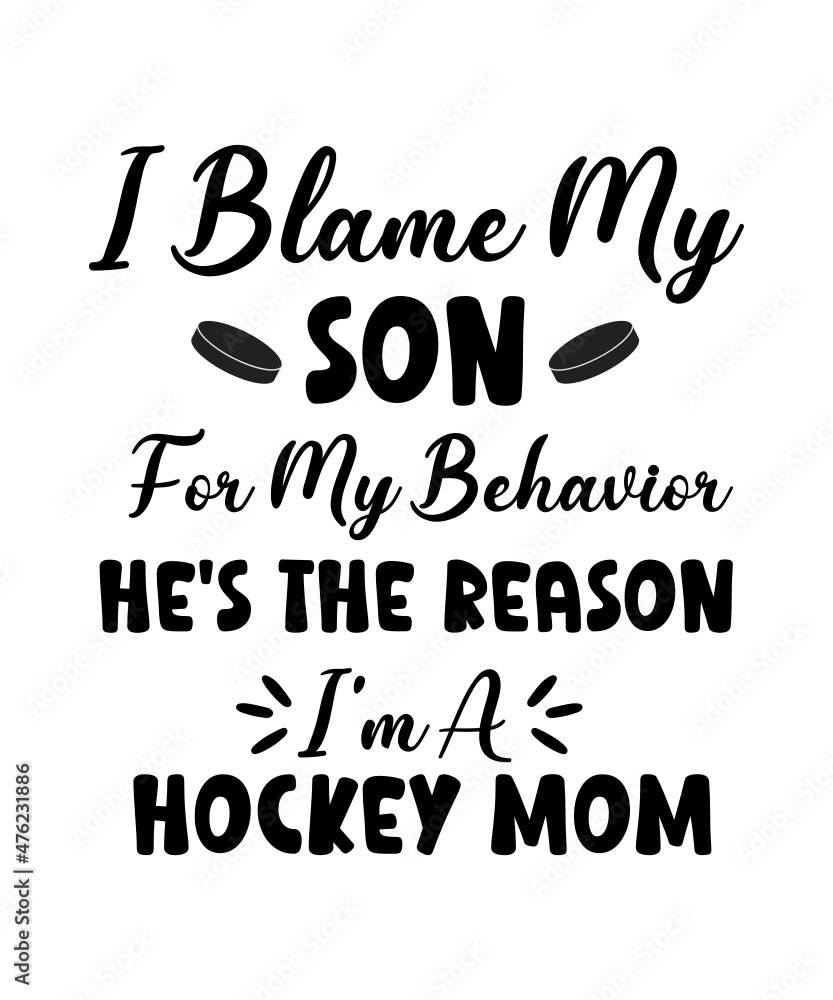 Fototapeta premium Hockey Svg Bundle, Hockey Svg, Ice Hockey Svg, Hockey Player Svg, Svg Files for Cricut