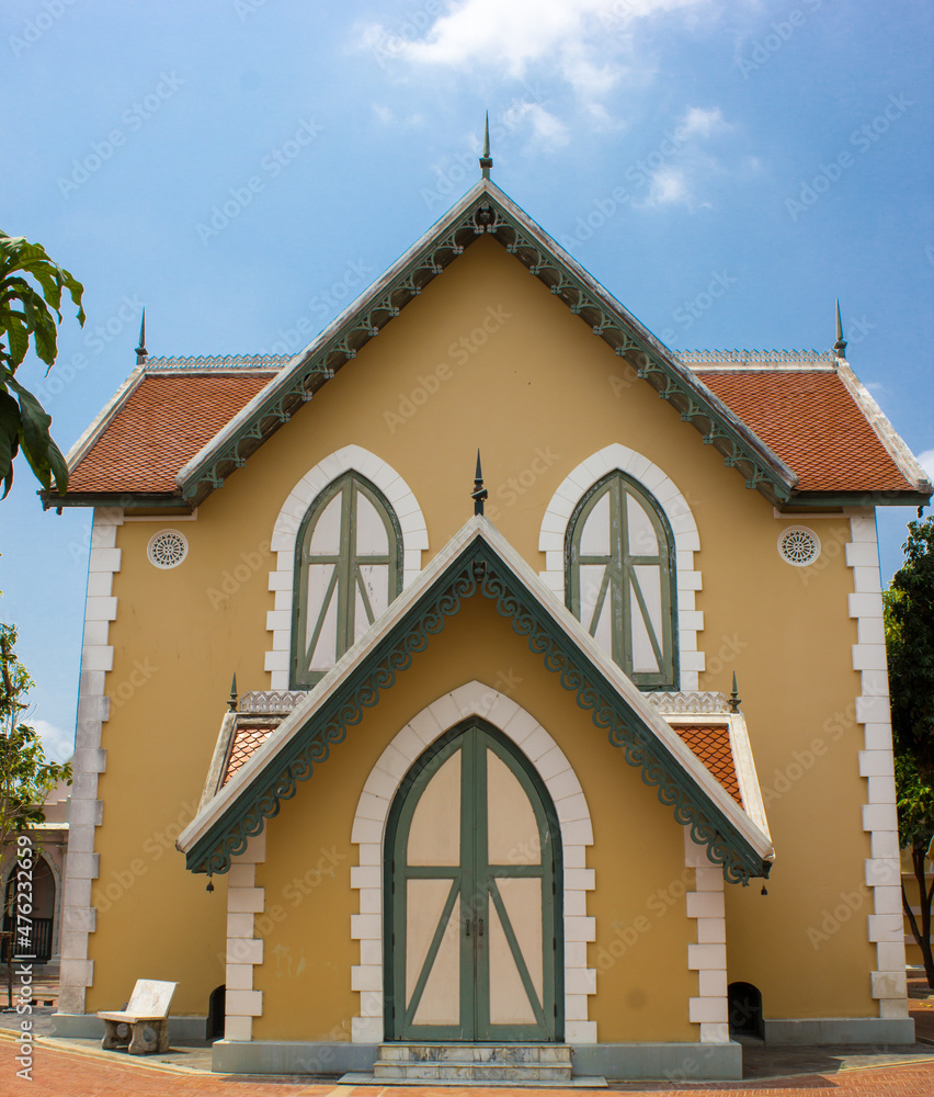 Church in Ayutthaya Village, Thailand