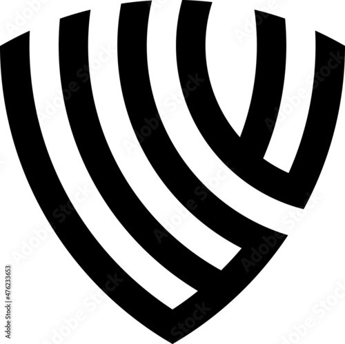 We monogram logo concept
