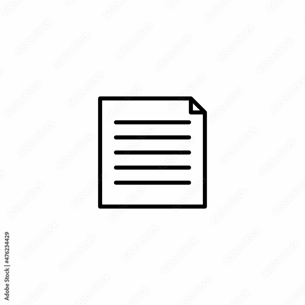 Document, file, paper icon. Vector illustration for graphic design, Web, UI, app. Document, file, paper icon. Vector illustration for graphic design, Web, UI, app.
