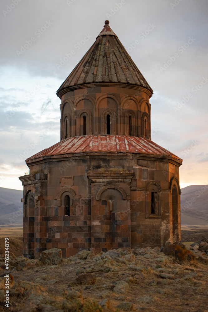 Kars, Turkey. Ani Ruins, an ancient settlement belonging to the Armenian culture. Kars, Turkey. Ani Ruins, an ancient settlement belonging to the Armenian culture.