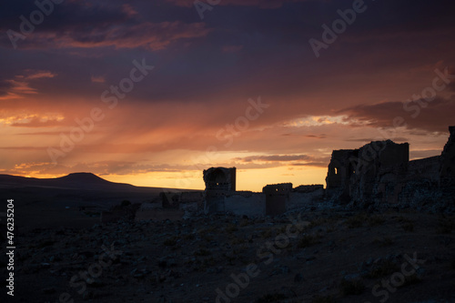 Kars, Turkey. Ani Ruins, an ancient settlement belonging to the Armenian culture. © Hatice