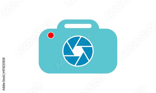 simple camera vector logo