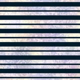Festive Vector Geometric Striped Silver Seamless Pattern. Classic shiny holographic foil repeat texture with horizontal lines. Black stripes holiday glow print for digital paper, background, wallpaper