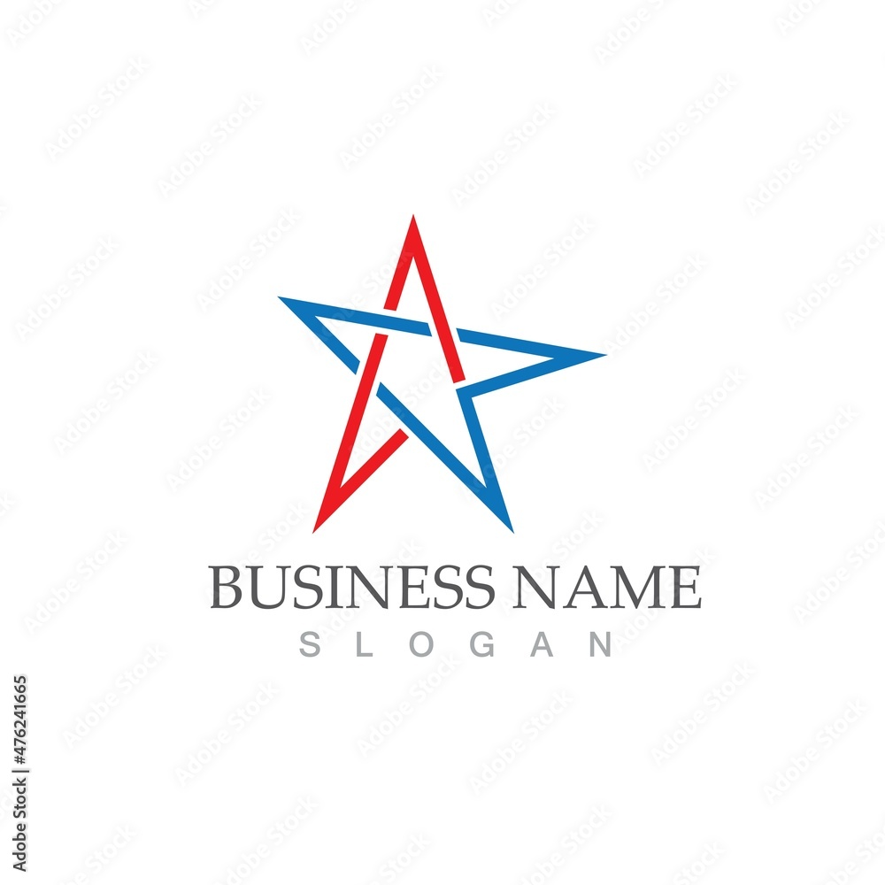 Star icon Template vector illustration Star icon Template vector illustration