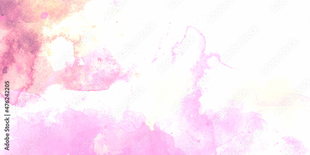 abstract watercolor background Pink gradient and white abstract background, watercolor spots, copy space. Abstract pink watercolor on white background. Royalty high-quality free stock of hand painted 