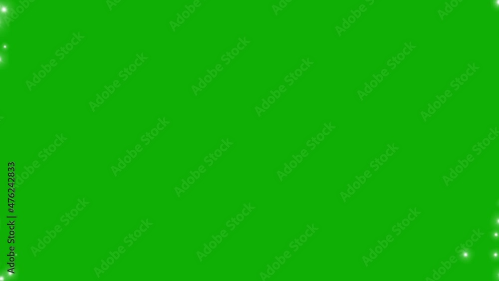 Stars through space motion graphics with green screen background Stars through space motion graphics with green screen background