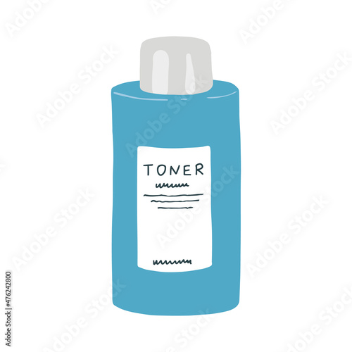 Toner illustration, skin care product