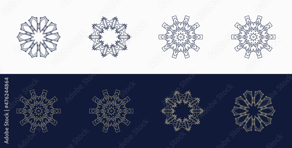 custom, creative, luxury ornament, frame, mandala, logo icon, symbol 