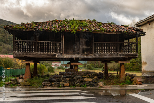 Rural landscapes of the inside from Asturias photo