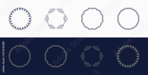 custom, creative, luxury ornament, frame, mandala, logo icon, symbol 