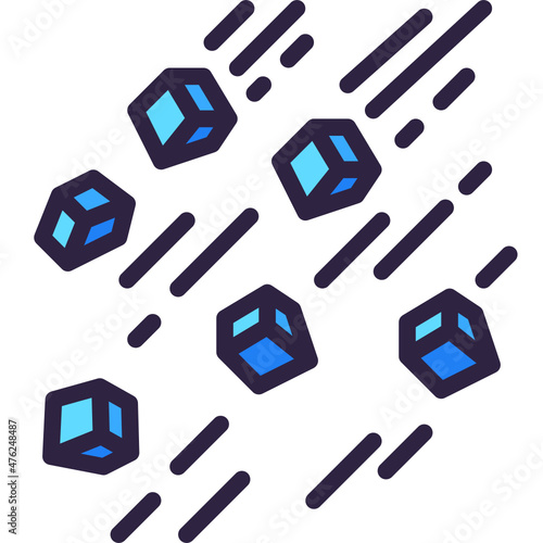 hailstorm line icon