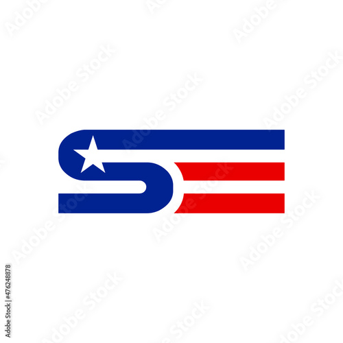 SE Logo can be used for company, symbol, icon, and others.