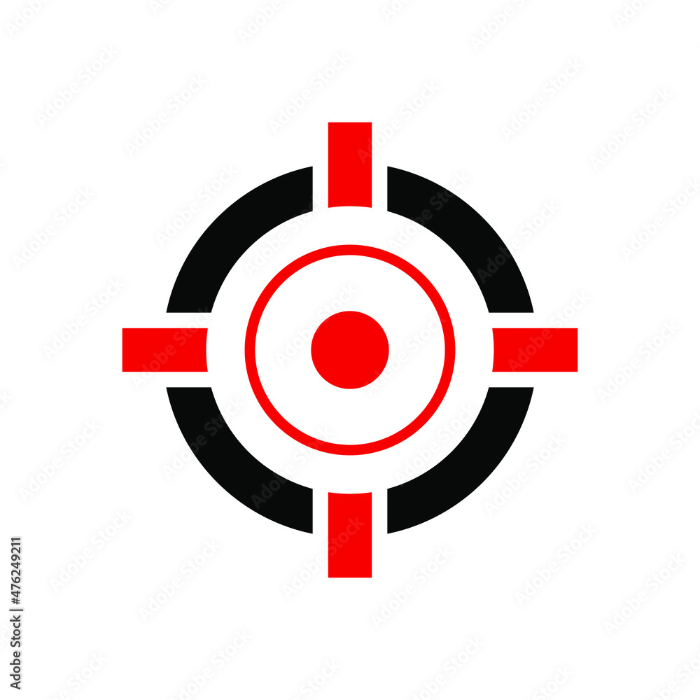 Shooting Target Logo can be used for company, icon, and others. Shooting Target Logo can be used for company, icon, and others.