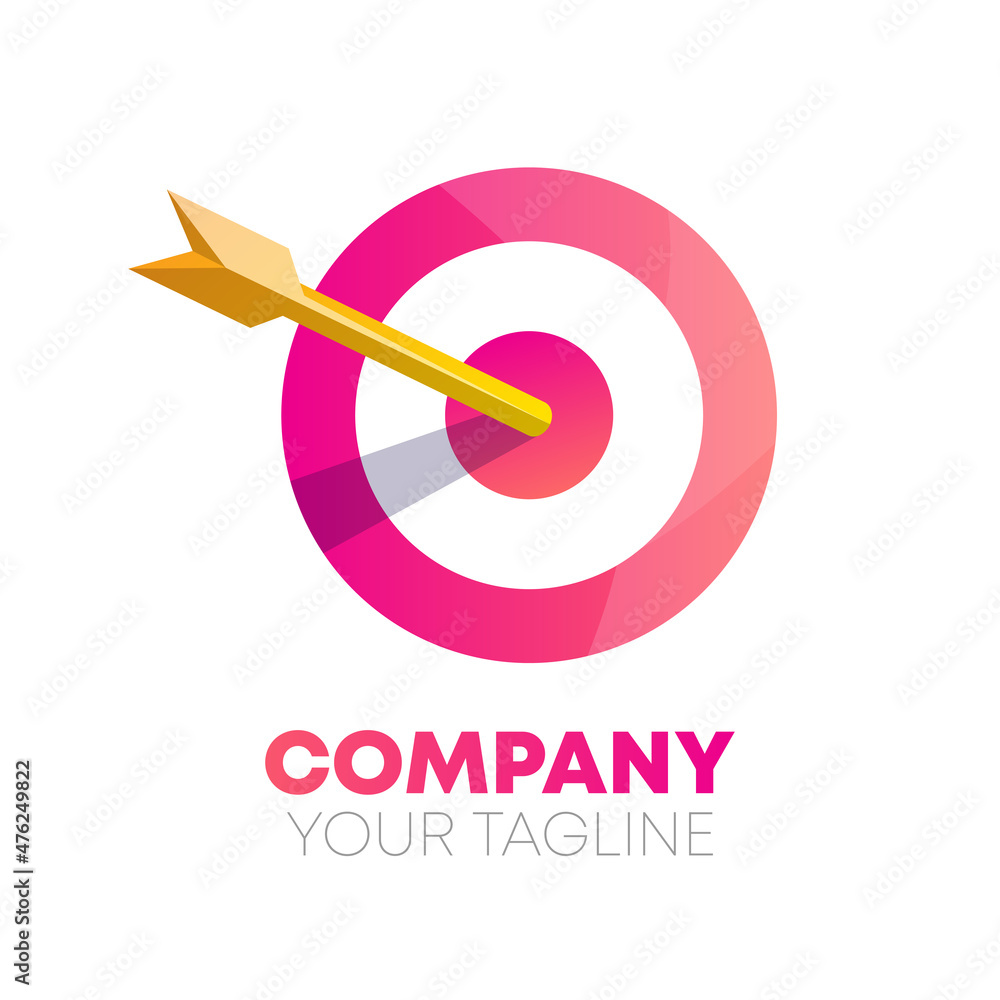 Target And Arrow Logo Icon Target And Arrow Logo Icon