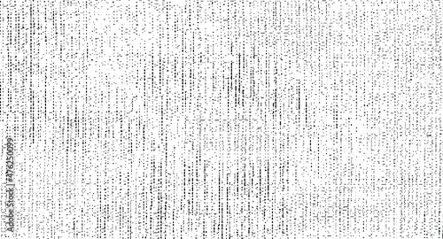 Vector fabric texture. Distressed texture of weaving fabric. Grunge background. Abstract halftone vector illustration. Overlay to create interesting effect and depth. Black isolated on white. EPS10.