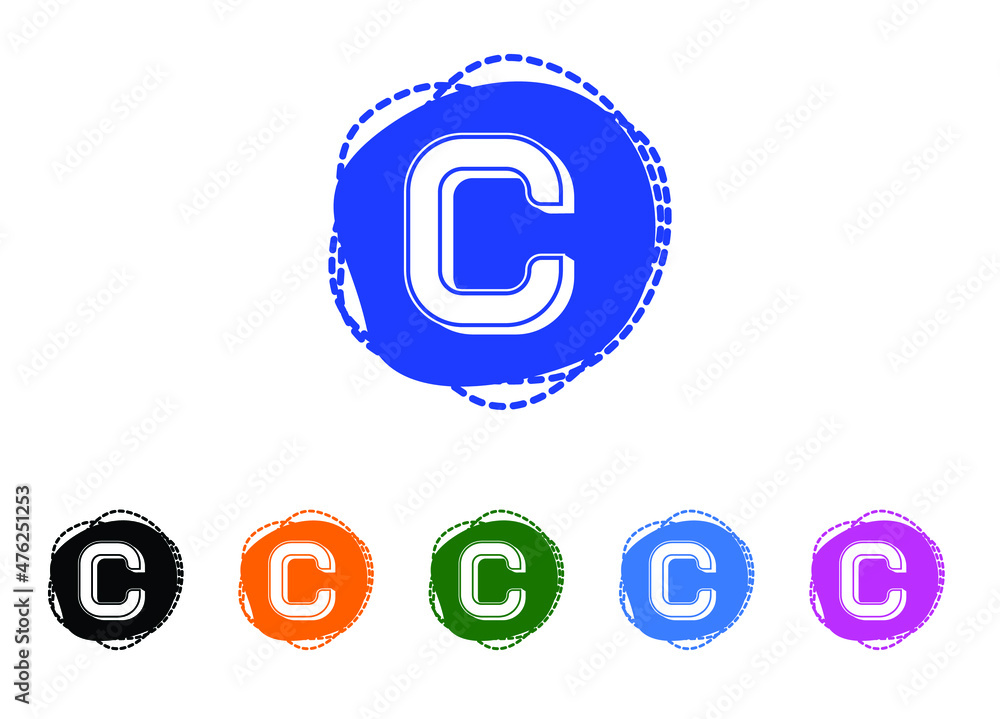 C letter logo and icon design template C letter logo and icon design template