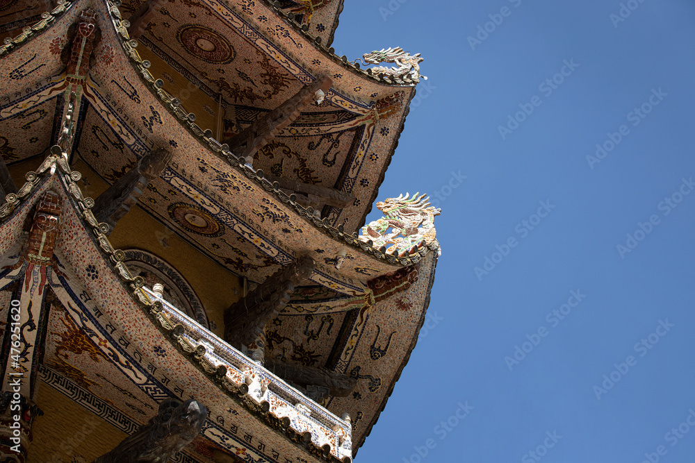  the roof of the temple