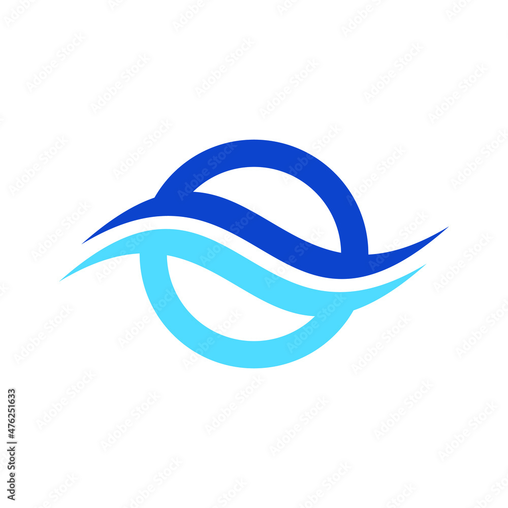 Naklejka premium Ocean Logo can be used for company, icon, etc