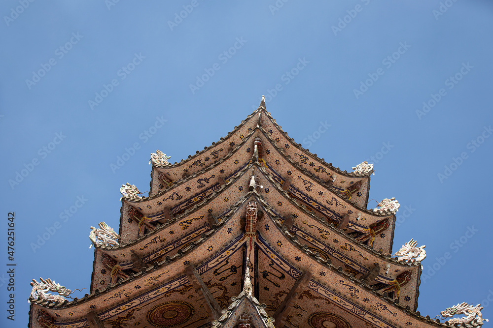  the roof of the temple