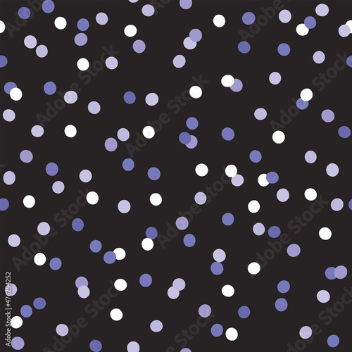 Colorful festive confetti vector pattern, seamless repeat design. Trendy minimal style. Great for fabrics, greeting cards, wallpapers, gift wrapping paper, social media, web page , surfaces etc.