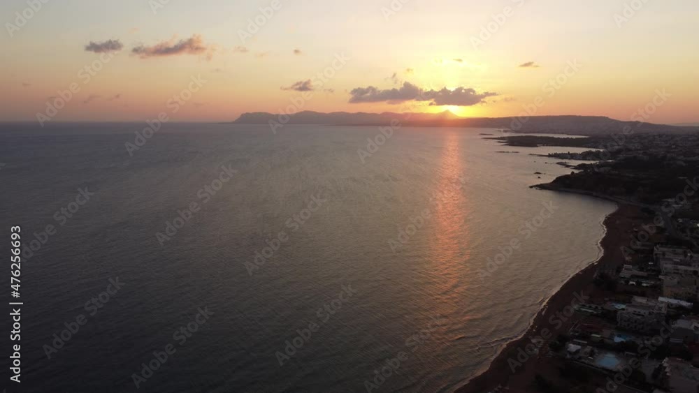 Amazing aerial view of island on Crete, Greece. Amazing aerial view of island on Crete, Greece.