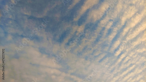 evening sky and clouds