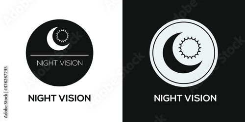 Creative (Night vision) Icon ,Vector sign.