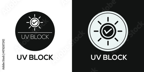 Creative (UV Block) Icon ,Vector sign.