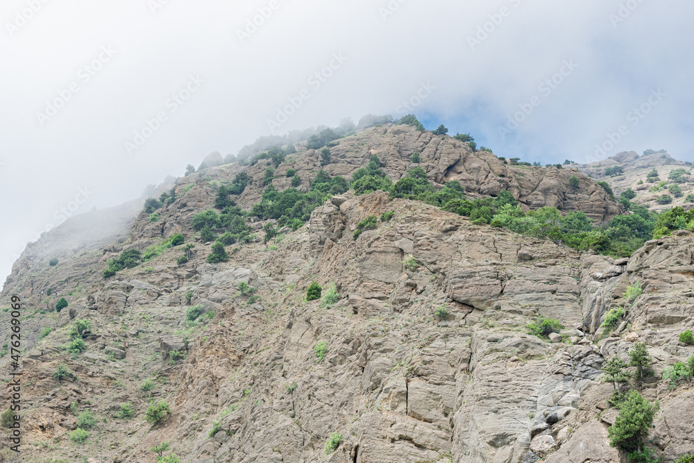 Beautiful view of the top of the mountain Beautiful view of the top of the mountain