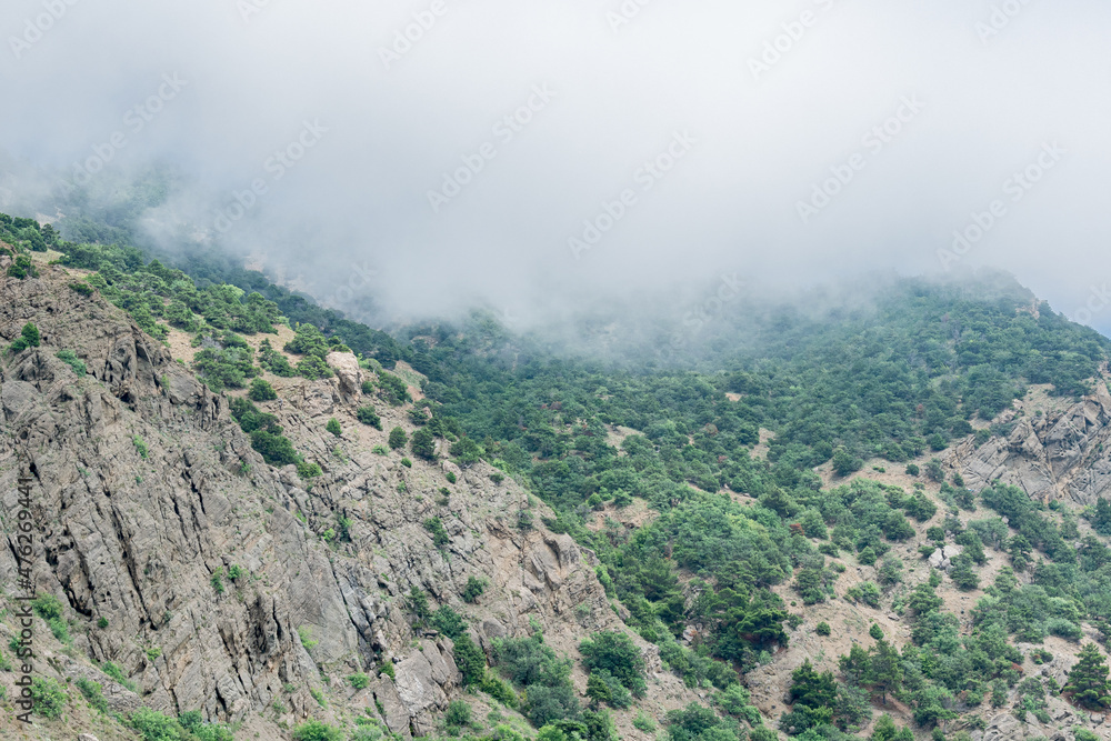 Beautiful view of the top of the mountain Beautiful view of the top of the mountain