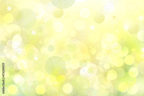 Abstract yellow white and light green delicate elegant beautiful blurred background. Fresh modern light texture with soft style design for happy spring and summer banner backdrop and poster concept.