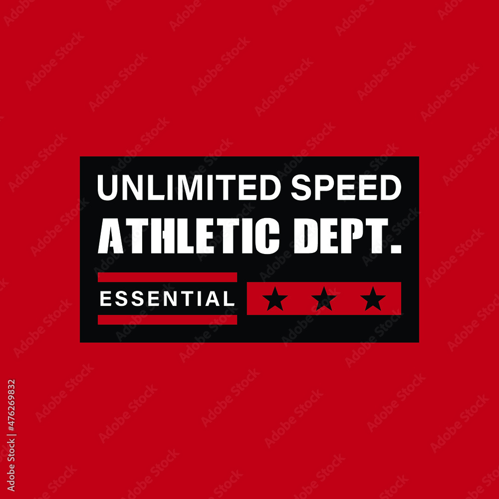 unlimited speed, athletic dept. unlimited speed, athletic dept.