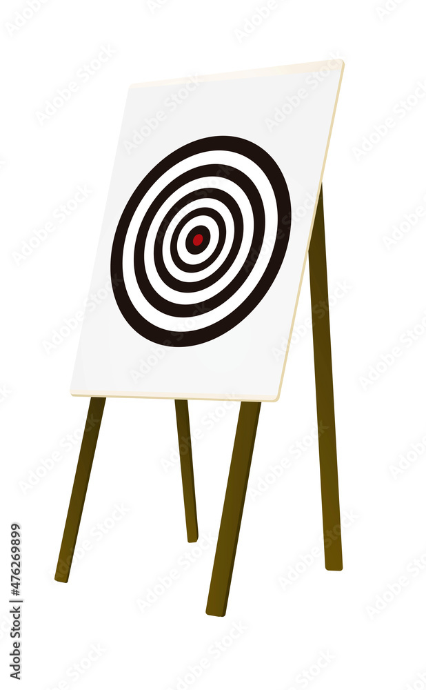 Target paper with bullet holes. vector illustration Target paper with bullet holes. vector illustration