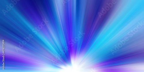 Abstract sunburst background in pink, purple, blue and white colors