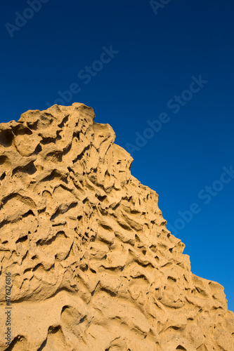 Closeup of Vlychada beach v...