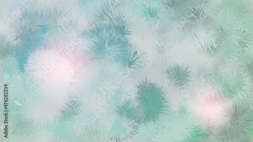 Abstract Background with Freezing